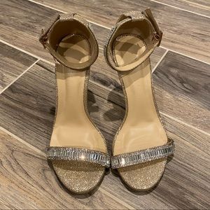 Gold Sparkly Heels